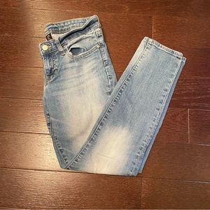 GAP Skinny Roll Up Light Wash Blue Jeans
